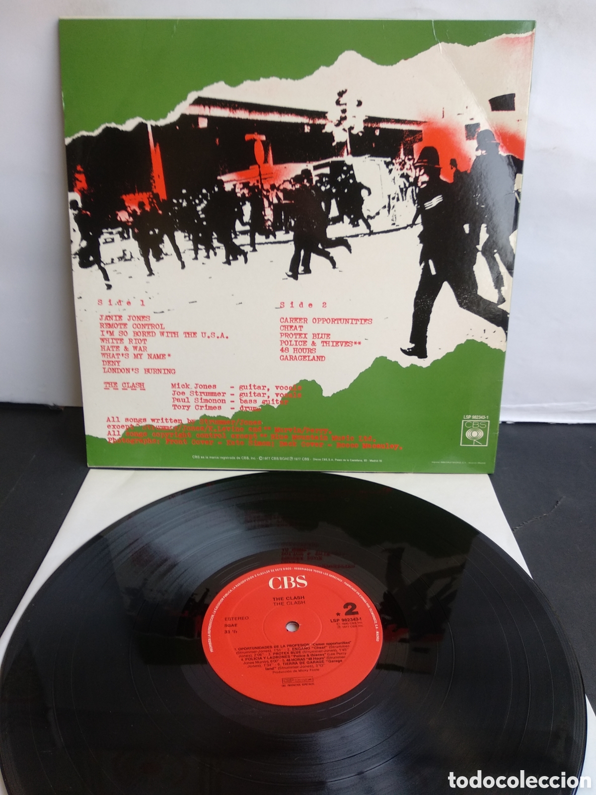 Discos de vinilo: *THE CLASH, SPAIN, CBS, 1990, C.4 - Foto 2