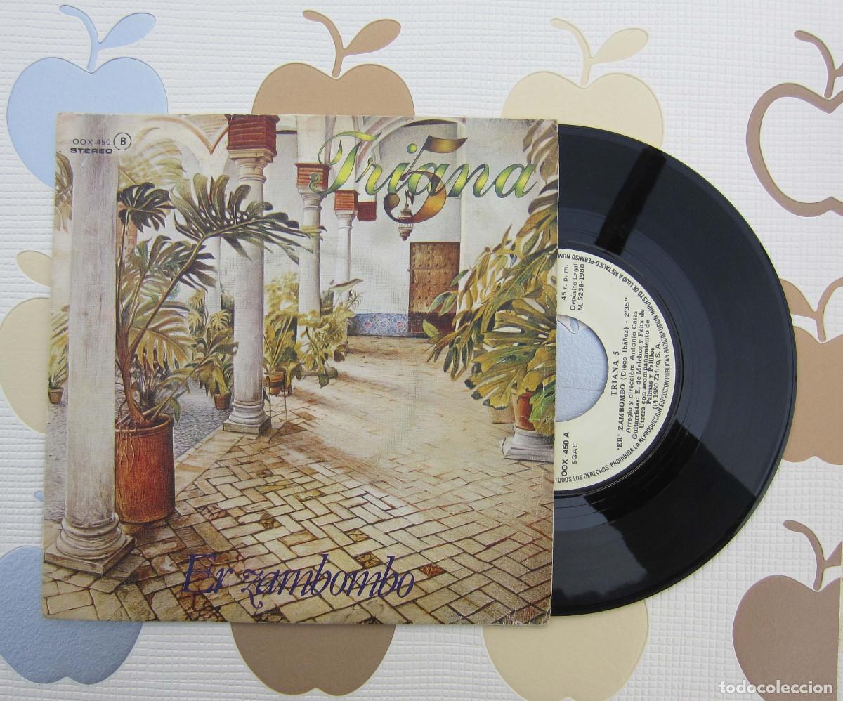 Discos de vinilo: DISCO SINGLE VINILO TRIANA 5 - ER ZAMBOMBO - Foto 1