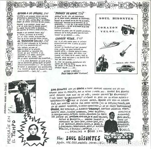 Discos de vinilo: Soul Bisontes &ndash; Coraz&oacute;n Veloz - Foto 3