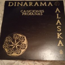 Discos de vinilo: ALASKA Y DINARAMA. CANCIONES PROFANAS. 1983. LP.. Lote 393904514