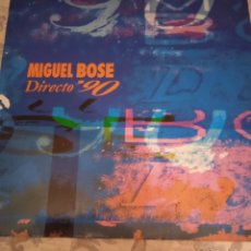 Discos de vinilo: MIGUEL BOSÉ. DIRECTO 90. 1991. HOLANDA. ESPAÑA. DOBLE LP.. Lote 393906964