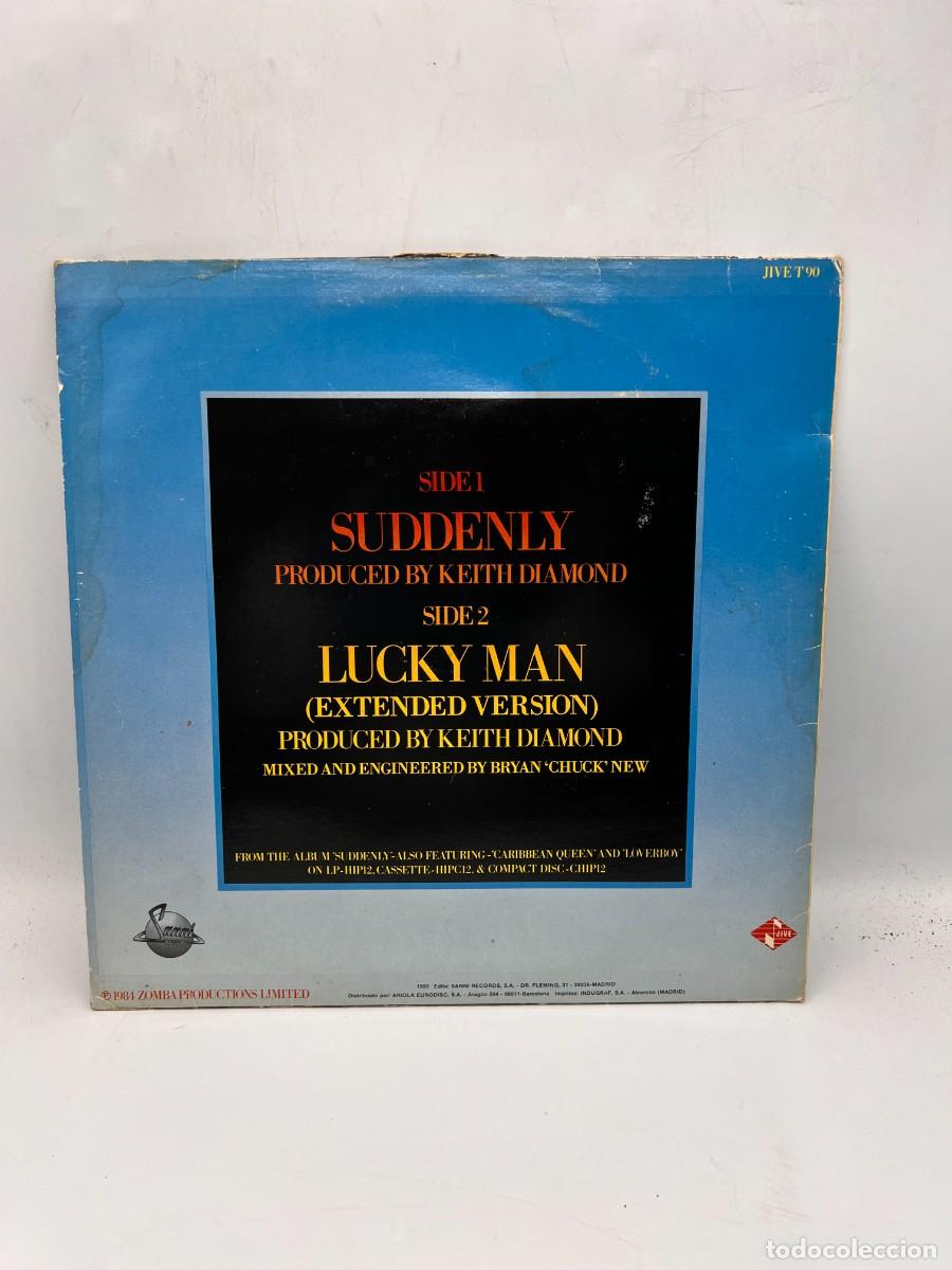 Discos de vinilo: MAXI-SINGLE. BILLY OCEAN - SUDDENLY. JIVE. MADRID, 1985 - Foto 4
