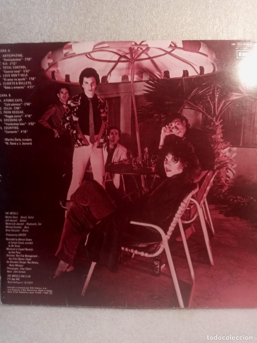 Discos de vinilo: THE MOTELS-TOTAL CONTROL. - Foto 3