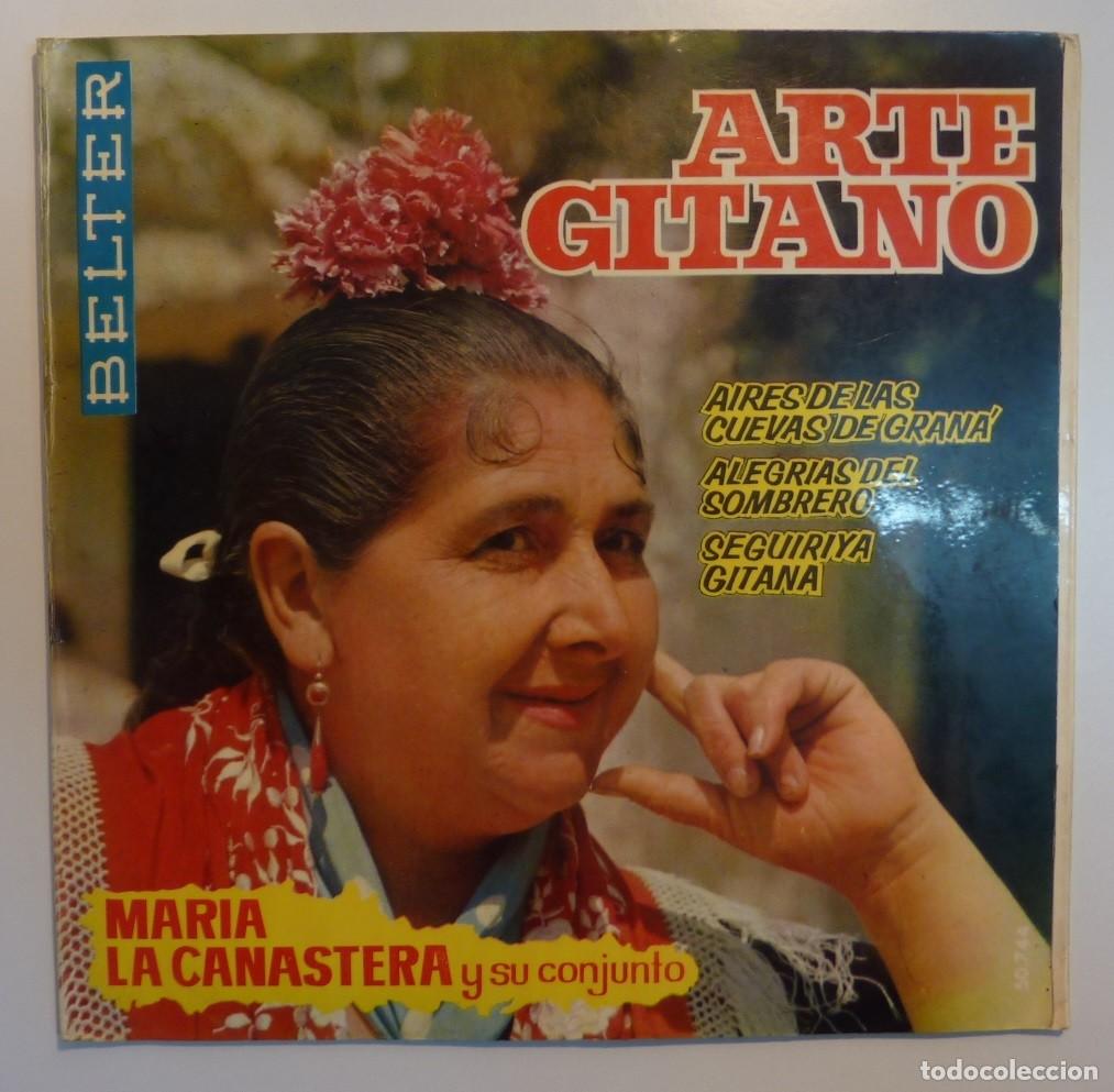 Discos de vinilo: MARIA LA CANASTERA // ARTE GITANO+3 // 1964 // EP - Foto 1