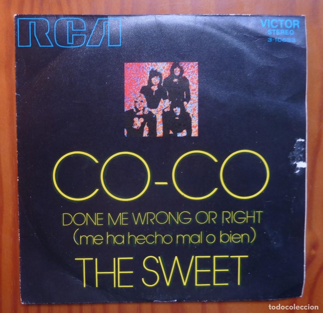 Discos de vinilo: THE SWEET / CO-CO / 1971 / SINGLE - Foto 1