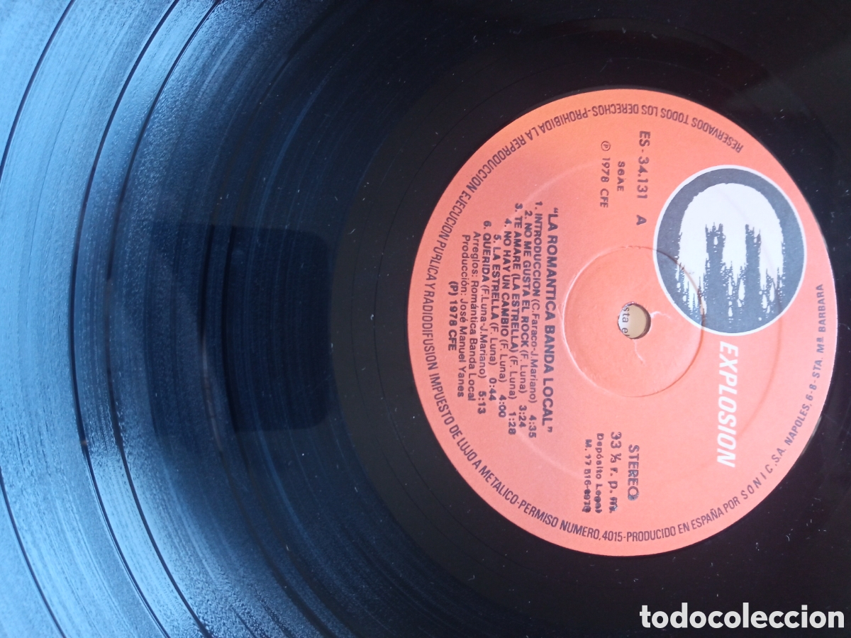 Discos de vinilo: La Rom&aacute;ntica Banda Local - Same - Foto 6
