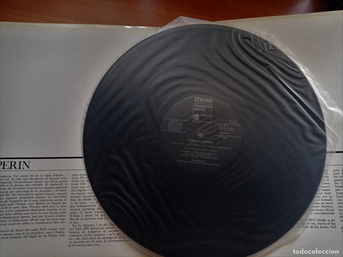 Discos de vinilo: Francois Couperin, Ensemble - Risercare de Zurich, EDIGSA 5LO135, 1981 - Foto 2