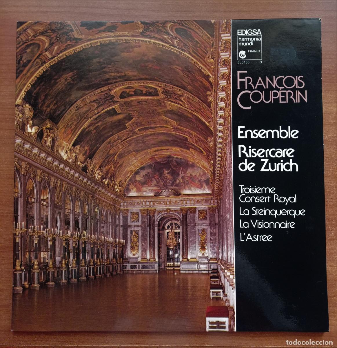 Discos de vinilo: Francois Couperin, Ensemble - Risercare de Zurich, EDIGSA 5LO135, 1981 - Foto 1