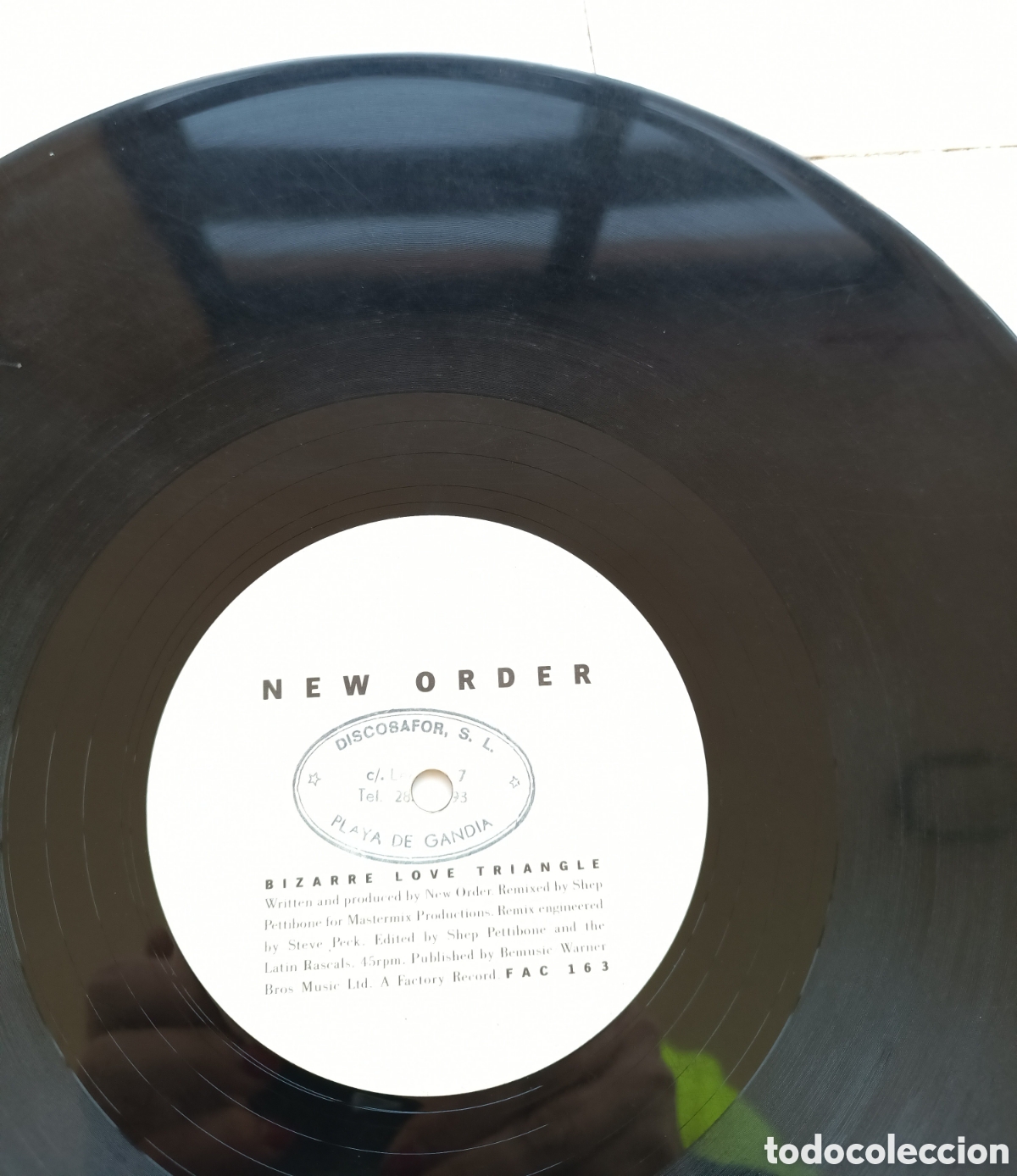 Discos de vinilo: NEW ORDER. Bizarre dub triangle. 1986 - Foto 4