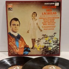 Discos de vinilo: CAJA-BOX / FRANZ LEHAR + VARIOS / DAS LAND DES LÄCHELNS /2 VINILOS-1968 / DE LUJO. ****