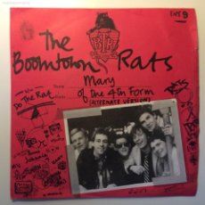 Discos de vinilo: THE BOOMTOWN RATS ‎– MARY OF THE 4TH FORM (ALTERNATE VERSION) / DO THE RAT , UK 1977 ENSIGN