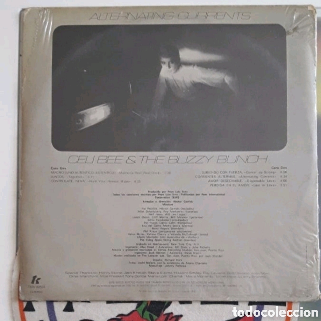Discos de vinilo: Lp Celi Bee & The Buzzy Bunch. Alternating Currents (Incluye Macho) - Foto 2