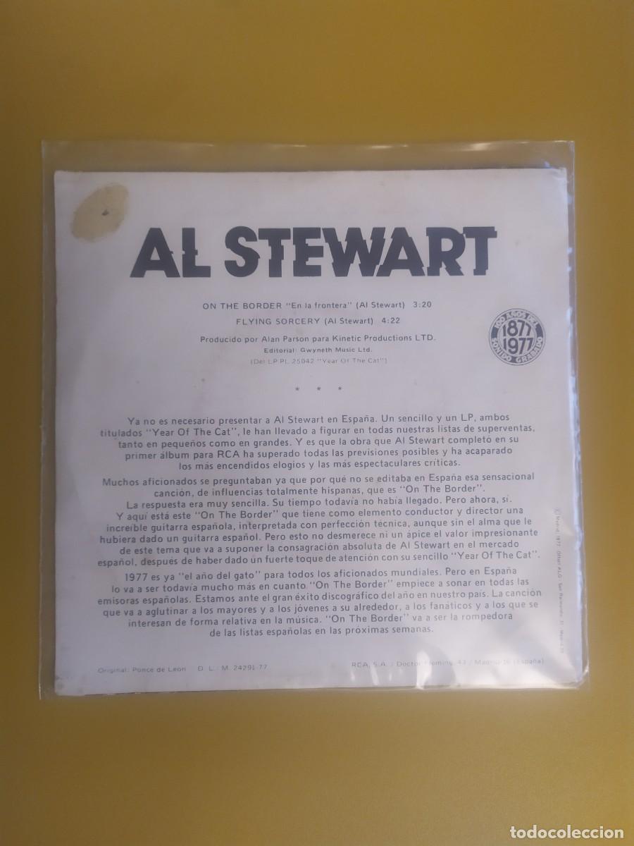 Discos de vinilo: Al Stewart - On the border / Flying sorcery 77 - Foto 2