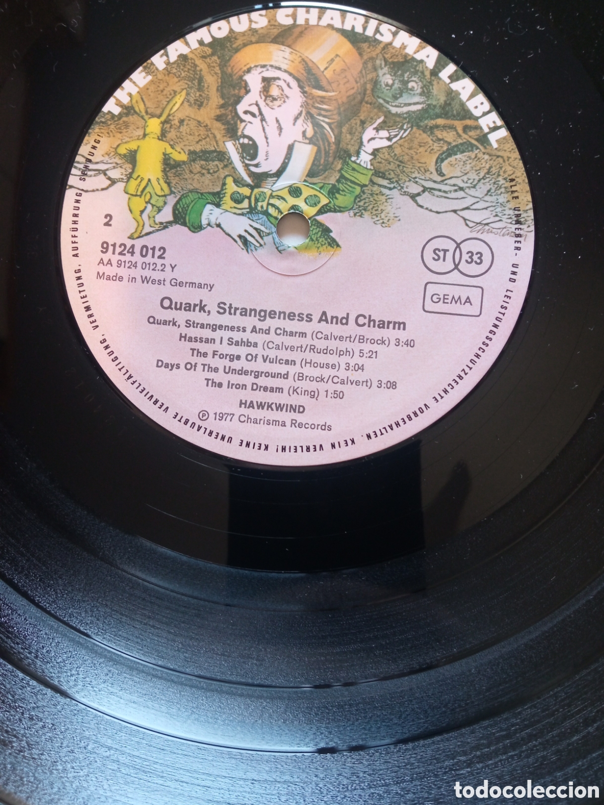Discos de vinilo: Hawkwind - Quark strangeness and charm - Foto 3