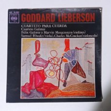 Discos de vinilo: GODDARD LIEBERSON - CUARTETO PARA CUERDA
