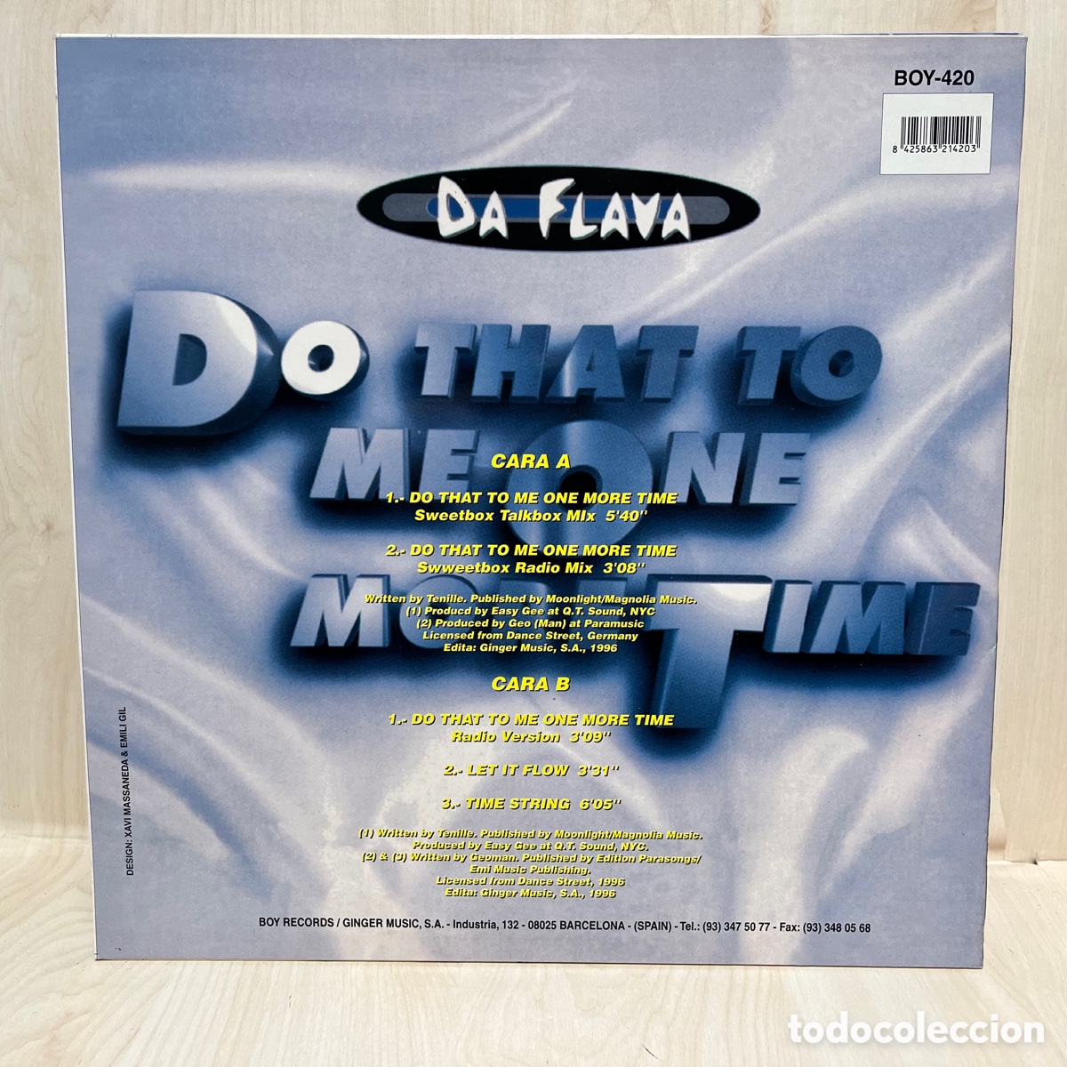 Discos de vinilo: Da Flava - Do That To Me One More Time (12&rdquo;) - Foto 2