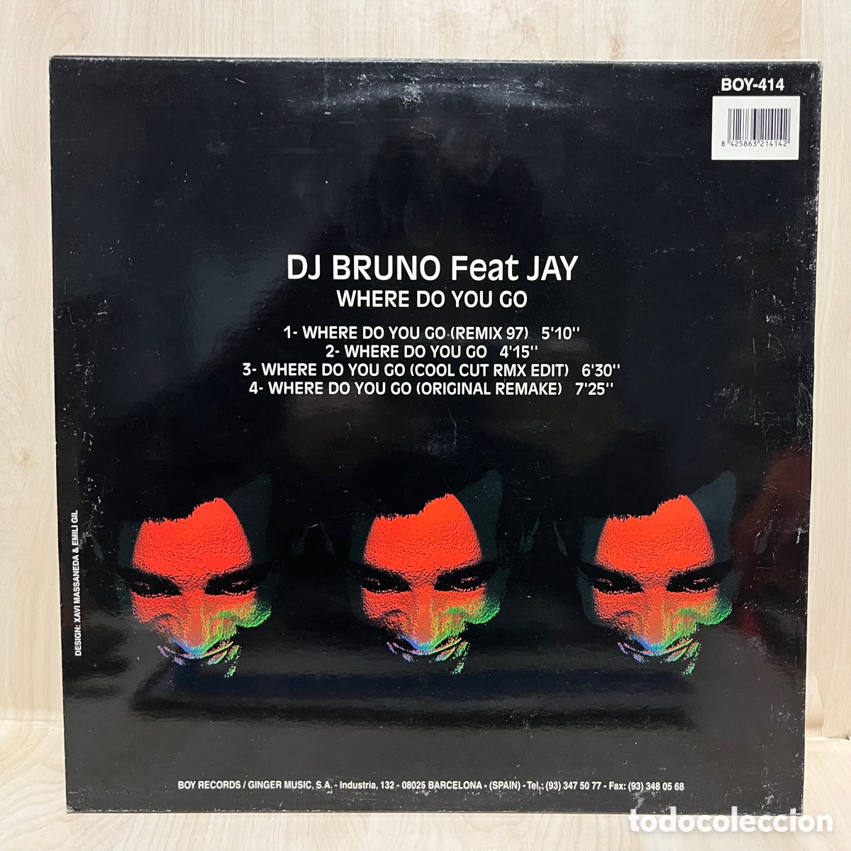 Discos de vinilo: DJ Brunno - Where Do You Go (12&rdquo;) - Foto 2