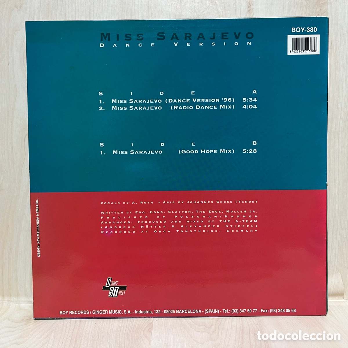 Discos de vinilo: Messengers - Miss Sarajevo (12&rdquo;) - Foto 2