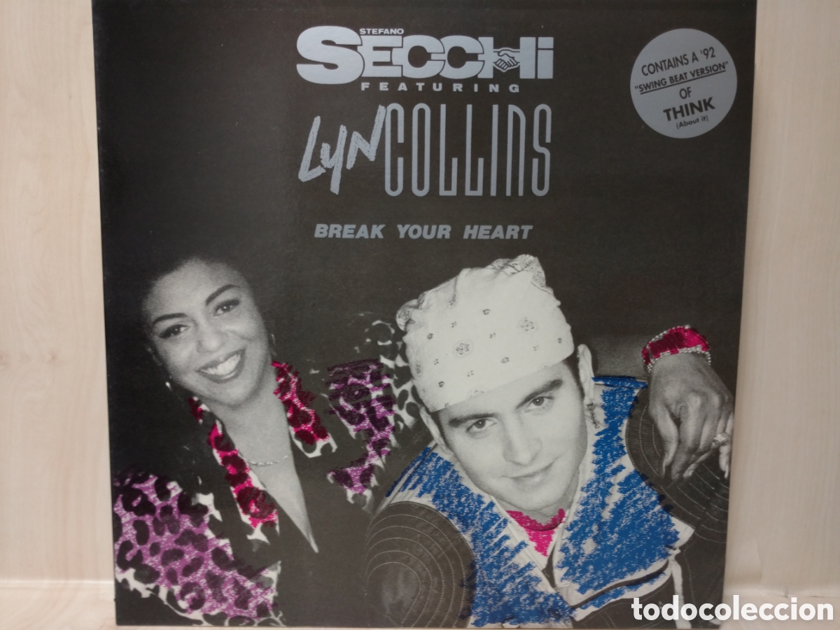Discos de vinilo: Stefano Secchi Featuring Lyn Collins - Break Your Heart (12&rdquo;, Maxi) - Foto 1