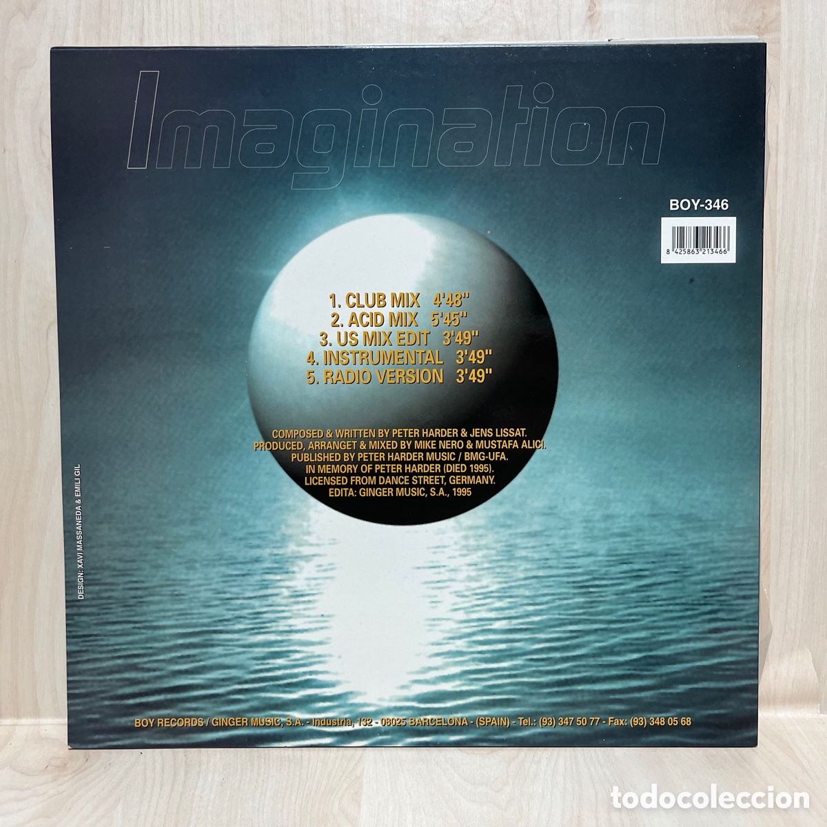 Discos de vinilo: Timezone - Imagination (12&rdquo;) - Foto 2