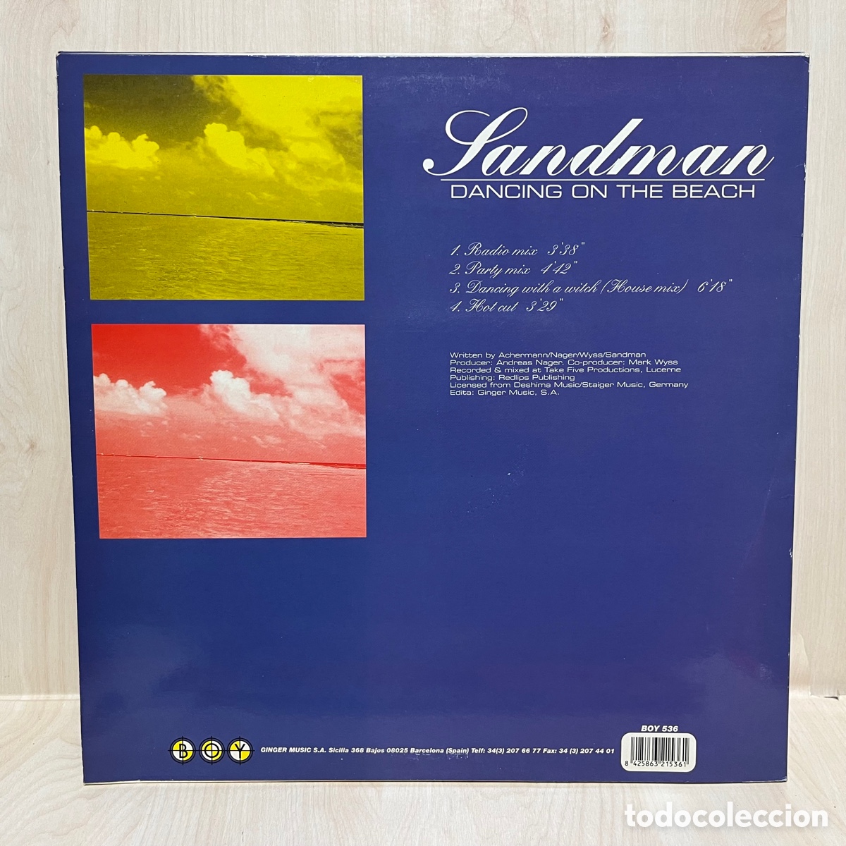 Discos de vinilo: Sandman - Dancing On The Beach (12&rdquo;) - Foto 2