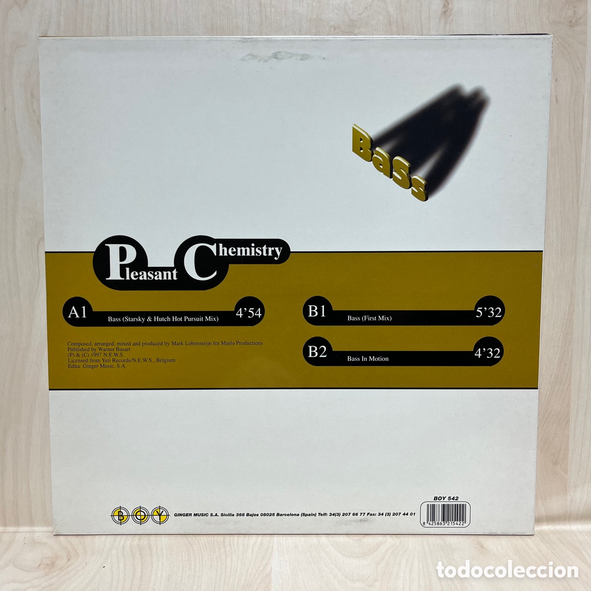 Discos de vinilo: Pleasant Chemistry - Bass (12&rdquo;) - Foto 2
