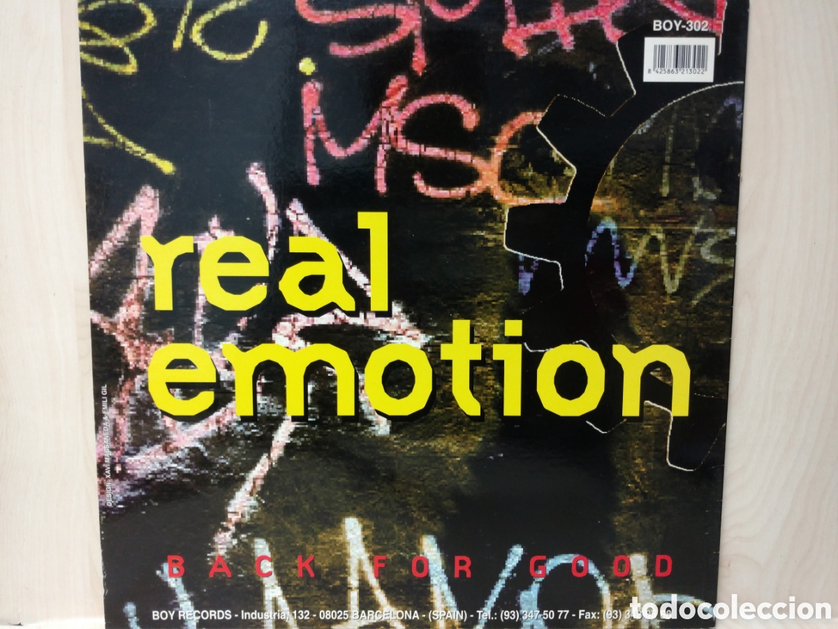 Discos de vinilo: Real Emotion - Back For Good (12&rdquo;, Maxi) - Foto 2