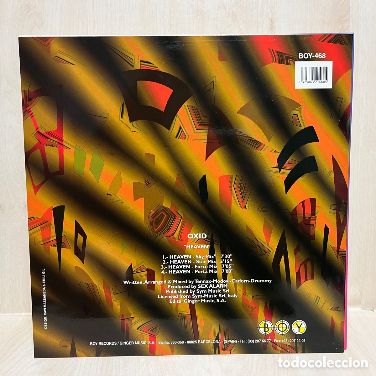 Discos de vinilo: Oxid - Heaven (12&rdquo;, Maxi) - Foto 2