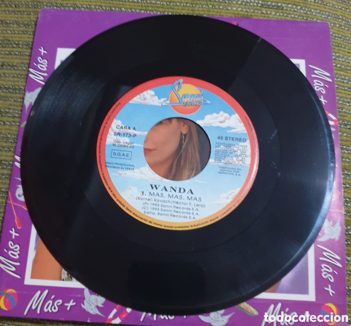 Discos de vinilo: Wanda - m&aacute;s + - Foto 2