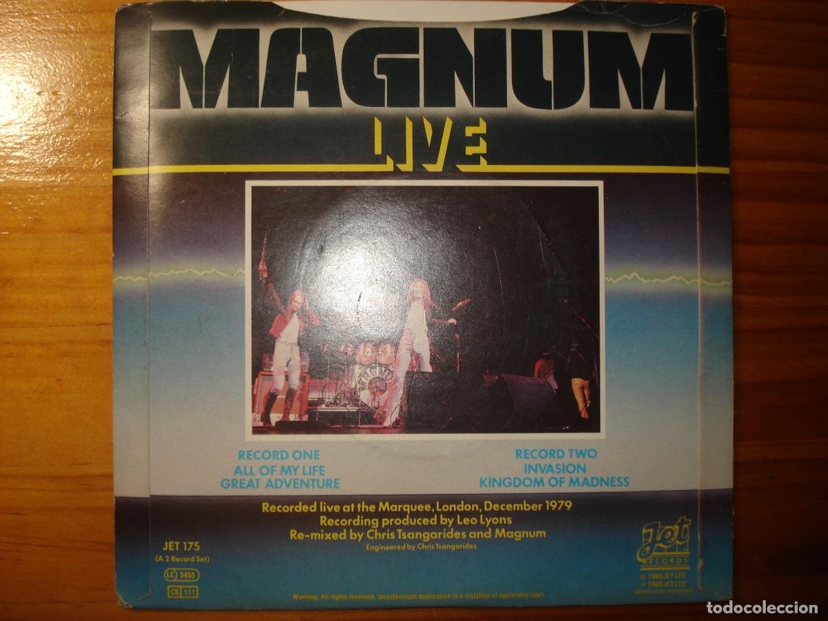 Discos de vinilo: Magnum Live 2 single UK - Foto 2