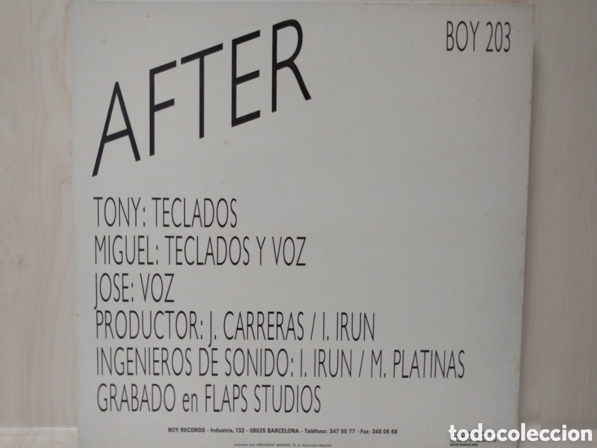 Discos de vinilo: After - Nada Ser&aacute; Igual (12&rdquo;, Maxi) - Foto 2