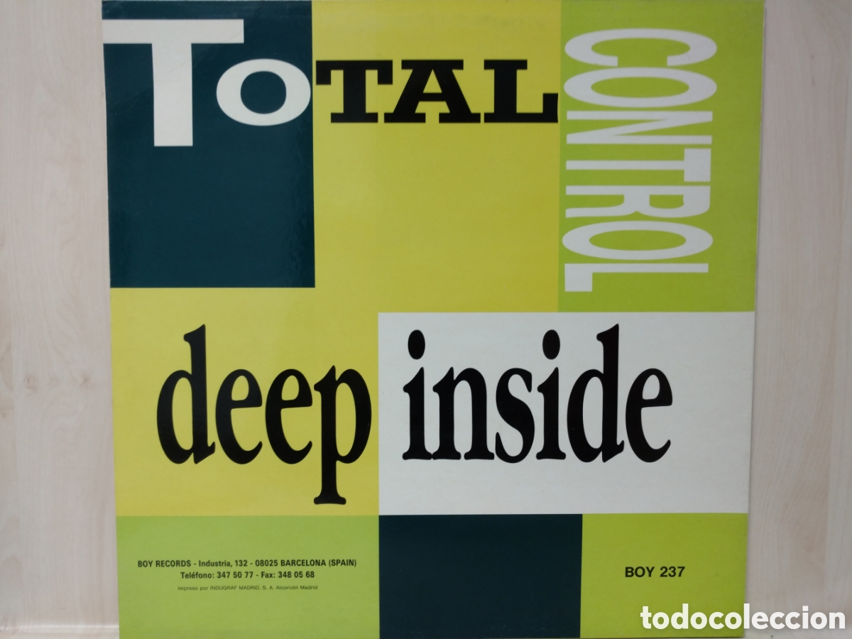 Discos de vinilo: Total Control - Deep Inside (12&rdquo;, Maxi) - Foto 2