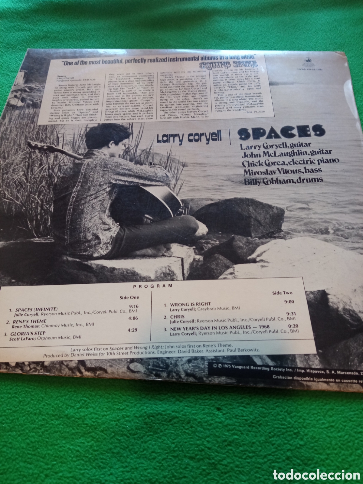 Discos de vinilo: Larry Coryell - Space Vinilo Lp - Foto 2