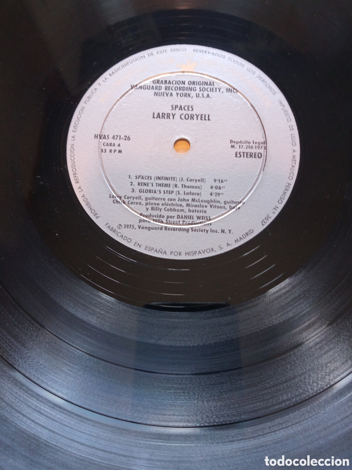 Discos de vinilo: Larry Coryell - Space Vinilo Lp - Foto 3