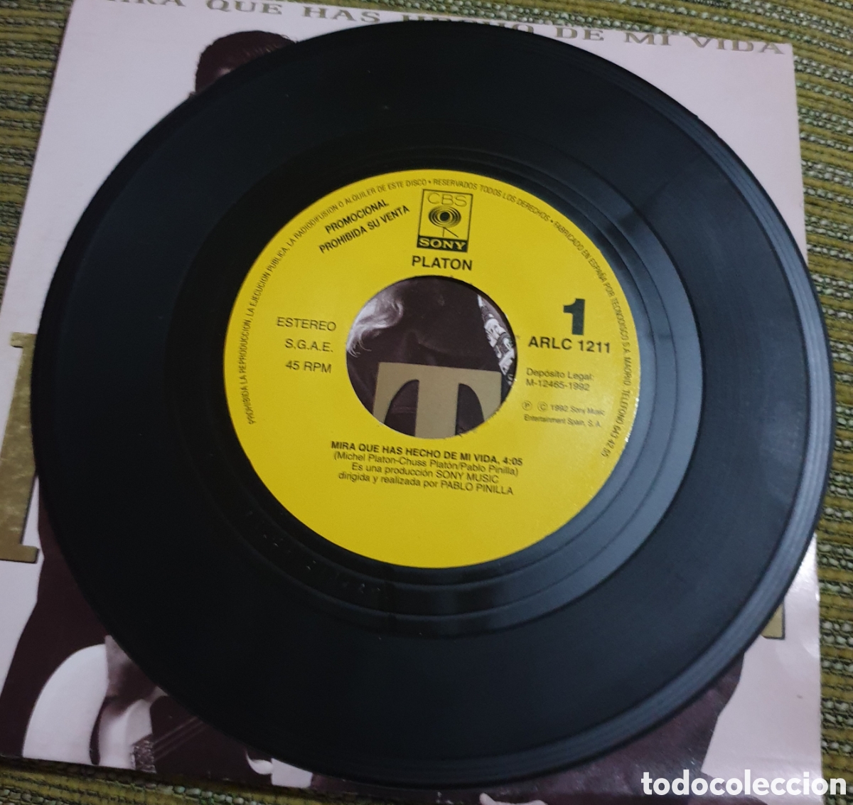 Discos de vinilo: Platon - mira que has hecho de mi vida - Foto 2