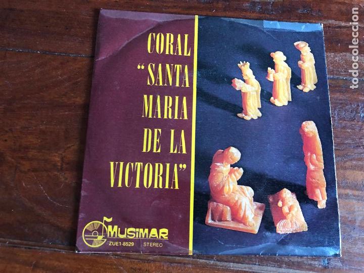 Discos de vinilo: CORAL SANTA MARIA DE LA VICTORIA - VILLANCICOS (MUSIMAR EP 1974) ESPA&Ntilde;A single
