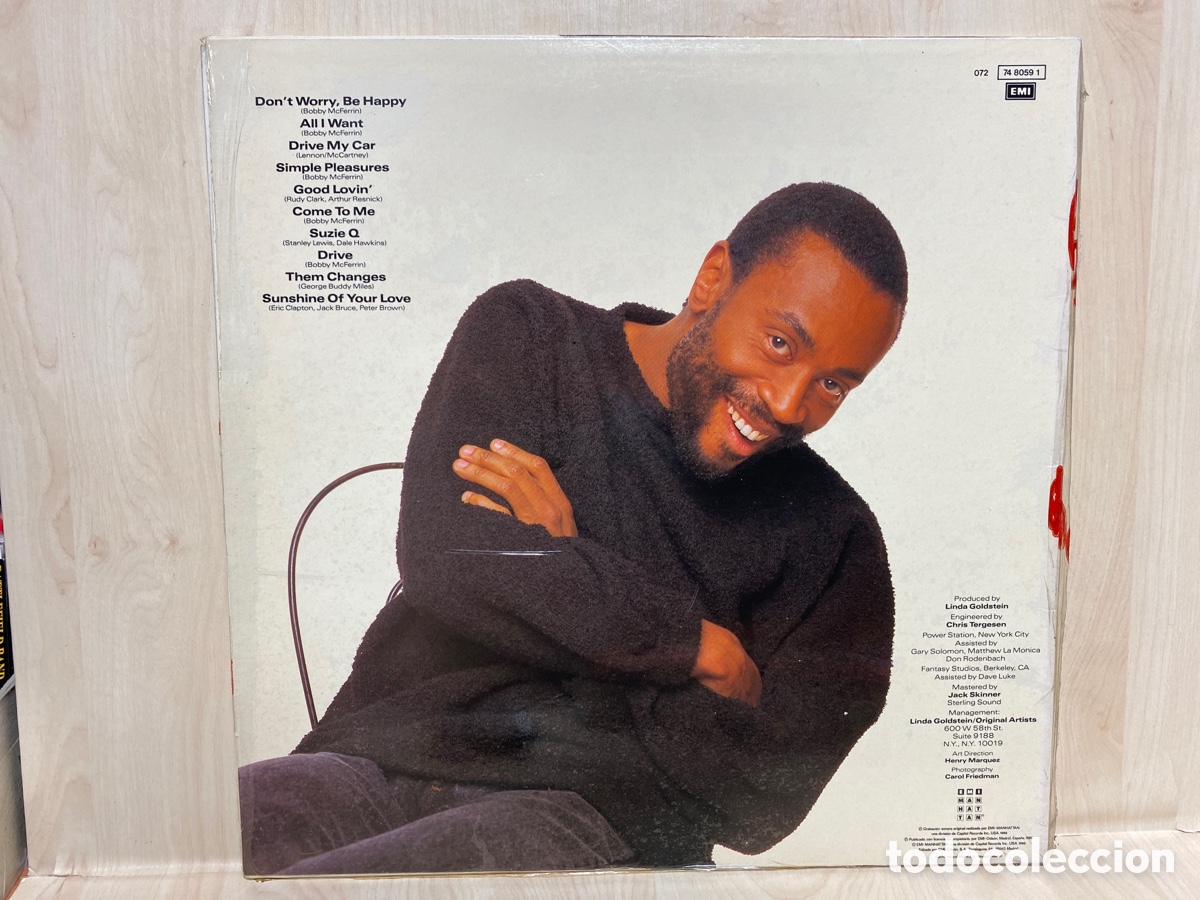 Discos de vinilo: Bobby McFerrin - Simple Pleasures (LP, Album) - Foto 2