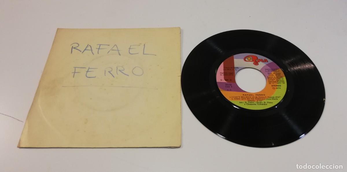 Vinyl-Schallplatten: S6- Rafael Ferro - Dear John / Eternity / I Can't Believe It / Dime Que No Es- PORT GENERIC DISC VG+