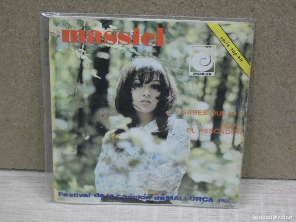 Discos de vinilo: EXPRO DISCO 7 PULGADAS SINGLE MASSIEL SABES QUE TE VI 1966