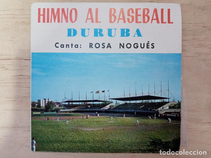 Disques de vinyle: Rosa Nogues- Himno al baseball/ Duruba- single Berta 1968