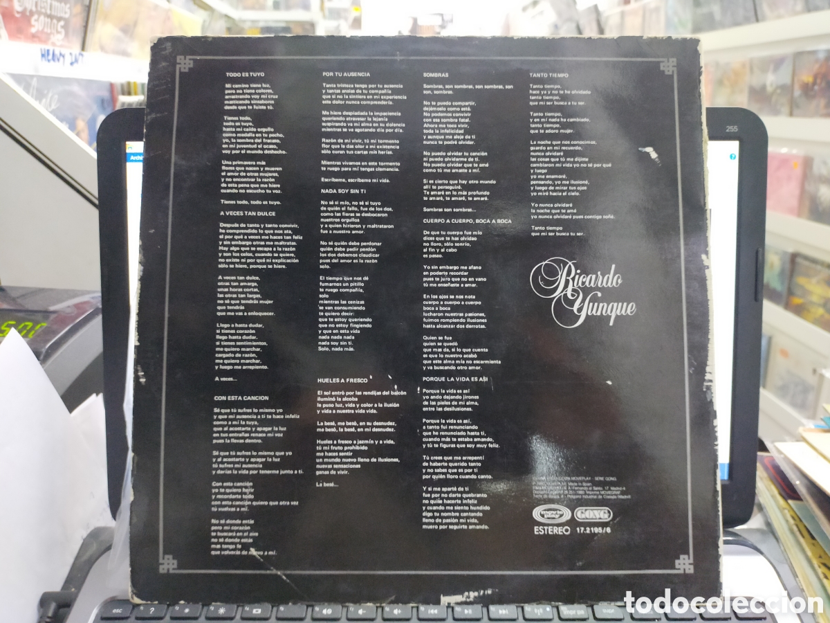 Discos de vinilo: Ricardo yunque LP 1980 - Foto 2