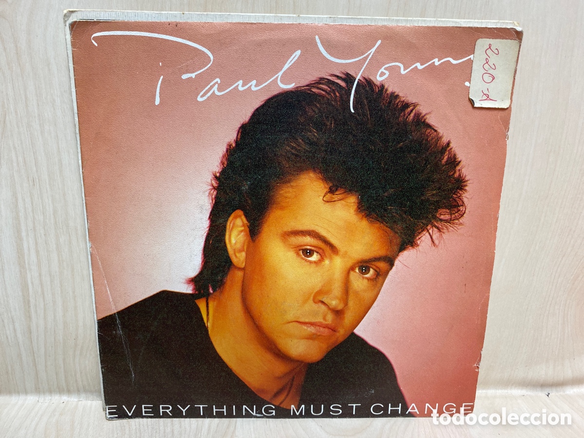 Discos de vinilo: Paul Young - Everything Must Change (7&rdquo;, S/Sided, Promo) - Foto 1