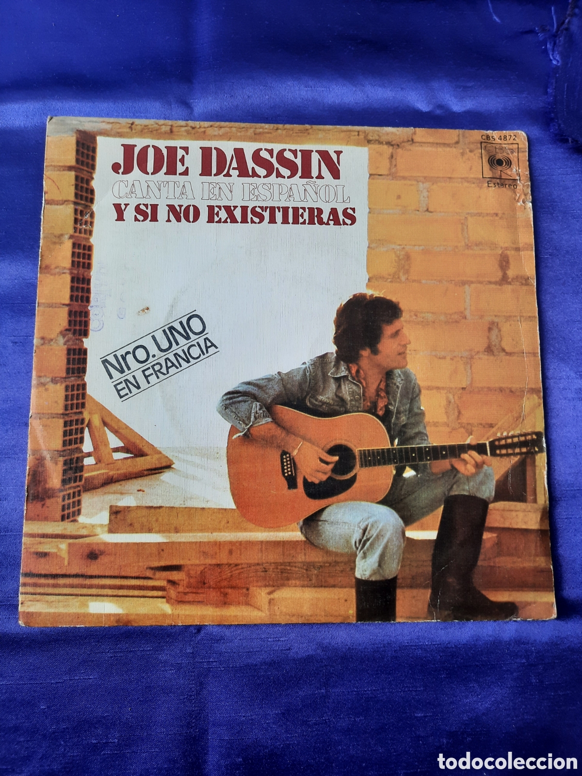 Dischi in vinile: Joe Dassin canta en espa&ntilde;ol y si no existieras 1977