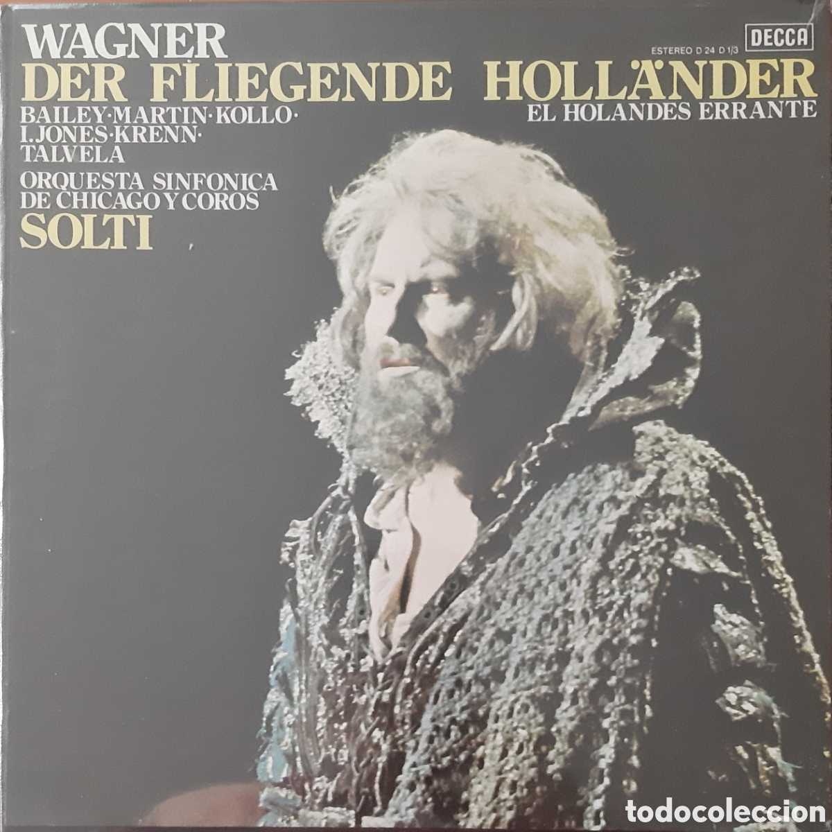 Discos de vinilo: Caja Der Fliegende Holl&auml;nder. Wagner. - Foto 1
