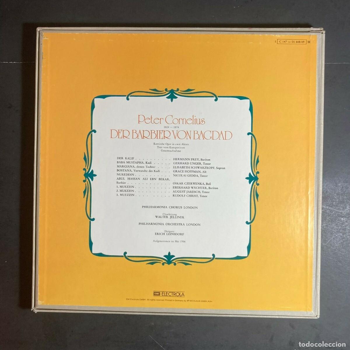 Discos de vinilo: Peter Cornelius DER BARBIER VON BAGDAD 2 LP box set - Foto 3