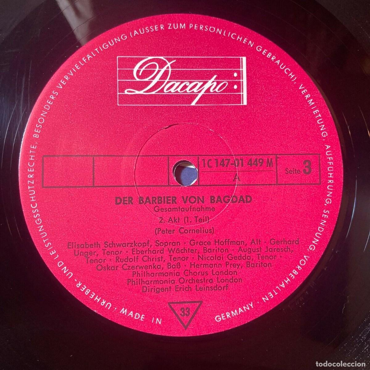 Discos de vinilo: Peter Cornelius DER BARBIER VON BAGDAD 2 LP box set - Foto 4