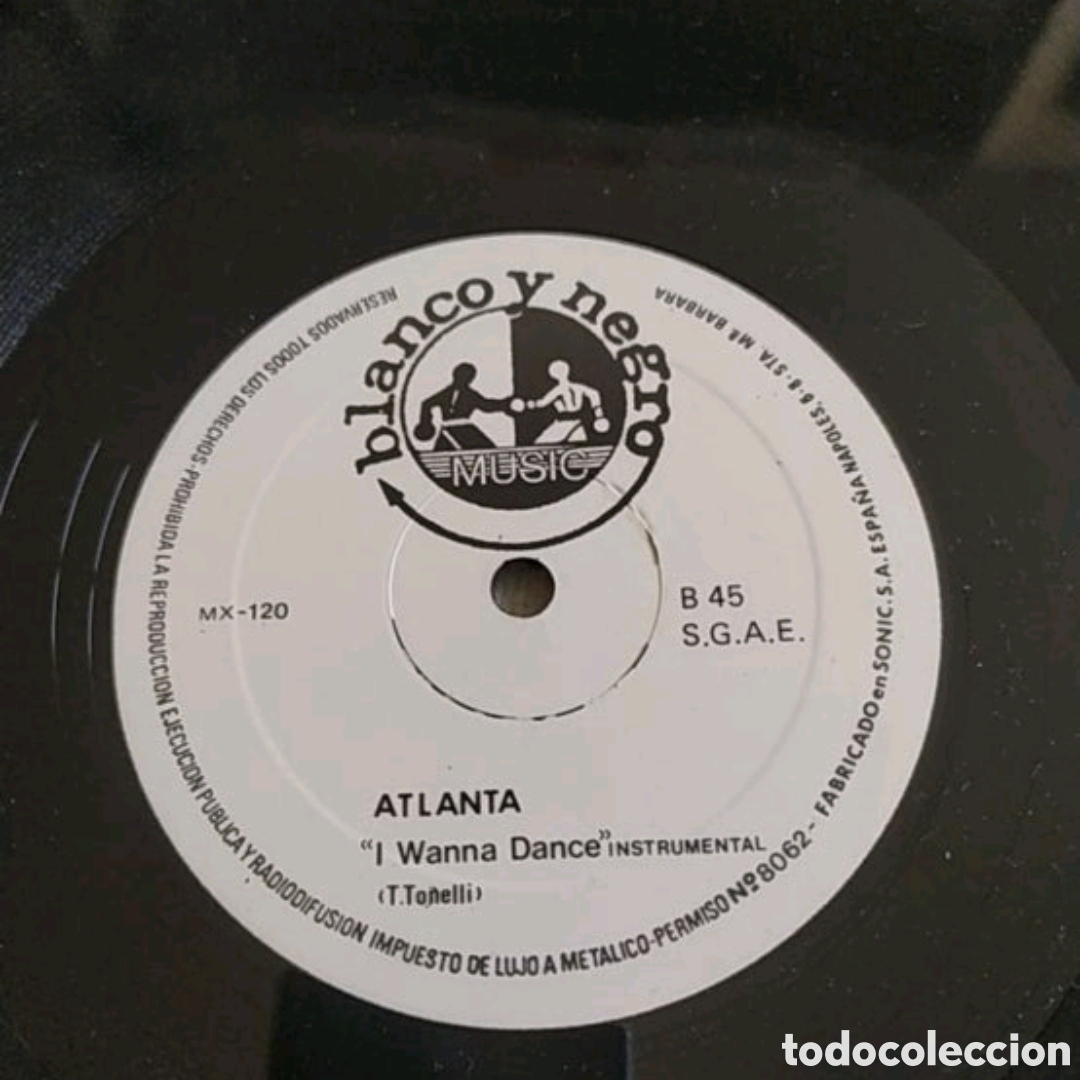 Discos de vinilo: Maxi single Atlanta. I Wanna Dance - Foto 4