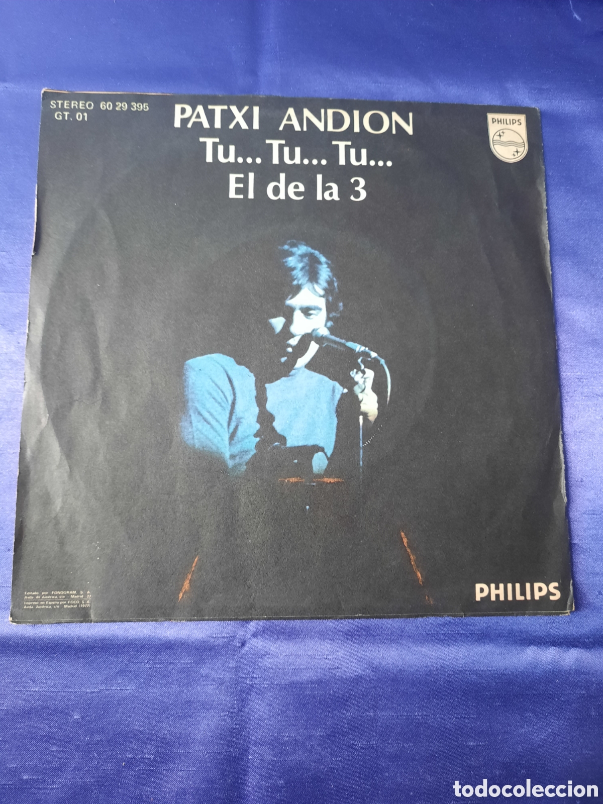 Discos de vinilo: Patxi Andion Tu... Tu... Tu... 1977 - Foto 2