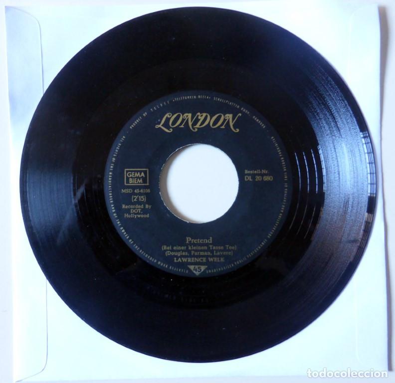 Discos de vinilo: Lawrence Welk. Pretend/ Zero-Zero. London, Germany 1962 single - Foto 2