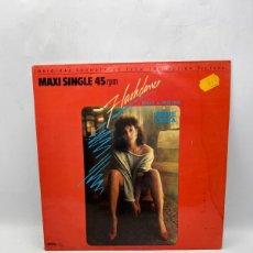 Discos de vinilo: MAXI-SINGLE. IRENE CARA - FLASHDANCE - WHAT A FEELING. CASABLANCA RECORDS. MADRID, 1983. Lote 394402624